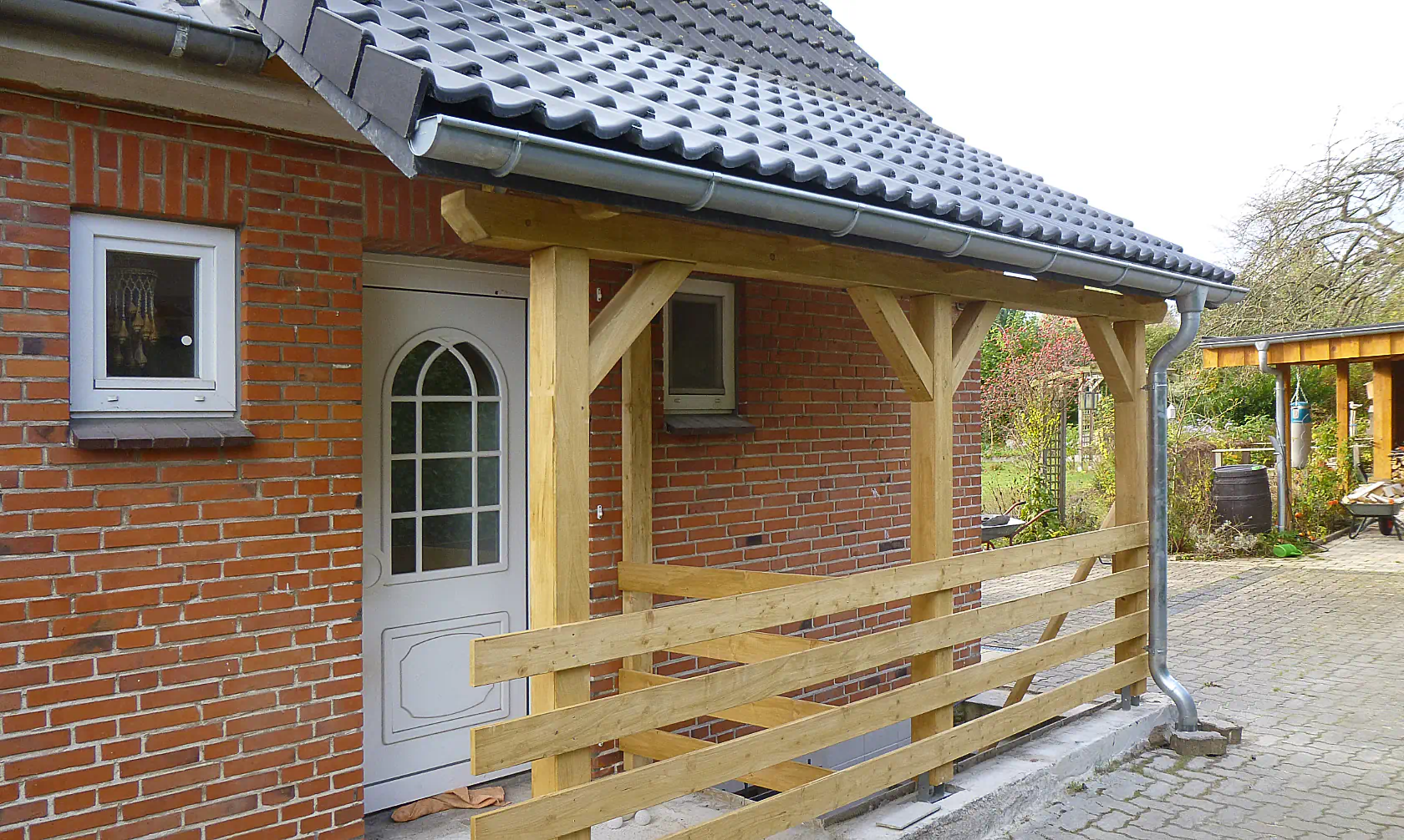 vordach hauseingang kelleraufgang